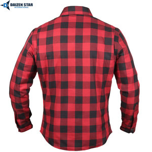 Camisa de Motocicleta OEM de Franela, Transpirable, Cortavientos, con Protección - Product Image 3