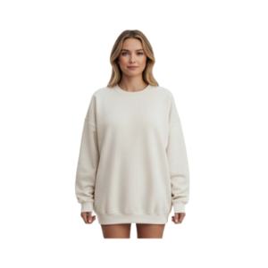 Sudadera de invierno blanca para hombre con diseño de lazo azul-Detalle de lazo azul grande informal elegante - Product Image 2