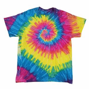 Men's <b>Tie</b> Dye T-Shirt Blank Embroidered High Quality 100% Cotton Polyester Men Quantity Custom Logo Printing T-Shirt - Product Image 5