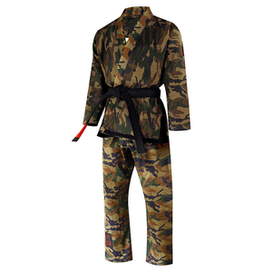 Camuflaje impreso brasileño jiu jitsu Kimono calidad premium BJJ GI logotipo personalizado hombres entrenamiento Judo Karate uniforme - Product Image 4
