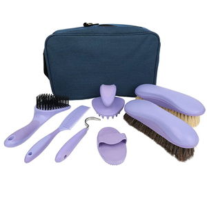 Premium Rubber Equine Horse Curry Comb Grooming Brush Coat Shedding <b>Massage</b> Pet Care Tool Washable Equine Curry Comb - Product Image 2