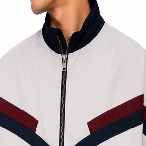 <b>Men</b> <b>Track</b> <b>Jacket</b> Retro Color Block Stylish Comfortable Lightweight Premium Athletic <b>jacket</b> Stylish Color Soft Premium Fabric - Product Image 4