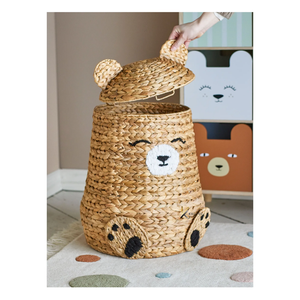 Paniers de rangement en jacinthe d'eau colorés en forme d'animaux pour la chambre des enfants, vente en gros - Product Image 2