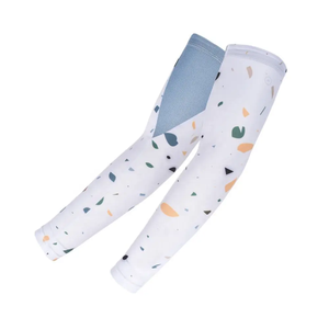 Mangas de brazo negras de última moda con protección solar, elásticas, para hombre, para correr, baloncesto, ciclismo de verano - Product Image 4