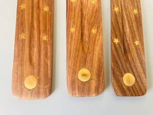 Porte-encens céleste en bois artisanal, tendance du moment - Product Image 6