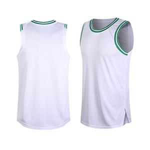 Maillot de basketball personnalisable 100 % polyester, respirant, à séchage rapide, uni, anti-humidité, col rond - Product Image 1