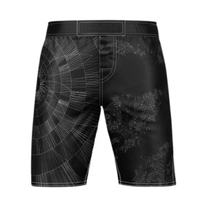 Shorts de MMA camouflage bleu pour hommes, trunks de grappling, haute élasticité, équipement d'entraînement d'arts martiaux, shorts personnalisés - Product Image 5