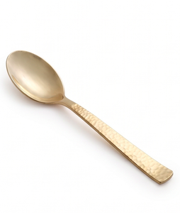 Antique Design Hammered <b>Gold</b> Plated Flatware Set Disposable Kitchen Food Cutlery For Weddings Parties Restaurant Accessories - Product Image 1
