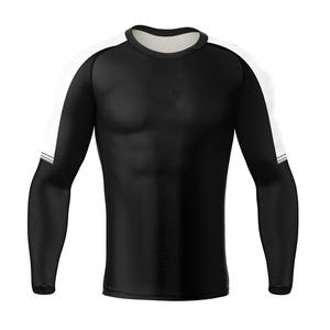 Rashguard MMA de haute qualité pour hommes, manches longues, logo personnalisé, 100% polyester, durable, vente en gros - Product Image 1