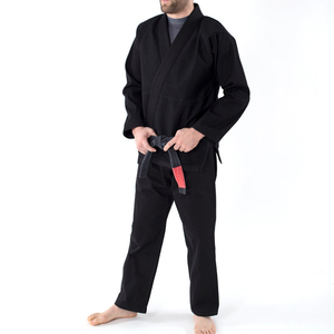 Prix d'usine – Ensemble uniforme de Jiu-Jitsu 100 % coton extensible pour arts martiaux, fabriqué au Pakistan, pour adultes, avec logo frontal, respirant et ajusté - Product Image 1