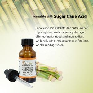 Sugar Cane Acid 70% A.H.A Peeling Gel Anti-Aging <b>Serum</b> for <b>Face</b> and Body Whitening Firming Exfoliator OEM Supply - Product Image 2
