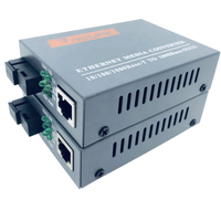 Convertidor de medios Gigabit Netlink 10 100 1000m Base Fibra SC a Rj45 20KM Convertidor de medios de fibra Gigabit de 30 a 30 m de longitud