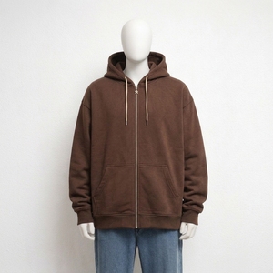 Ropa Casual con Marca Personalizada y Venta al por Mayor Internacional, Sudadera con Capucha y Cremallera Completa para Hombre, Felpa Suave - Product Image 1