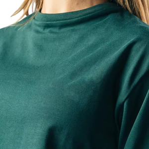 เสื้อยืดสีพื้นคุณภาพสูง แขนสั้น ขายส่ง เสื้อยืดเปล่า เสื้อยืดผู้หญิง เสื้อยืดเบสิคสำหรับผู้หญิง เสื้อครอป - Product Image 6