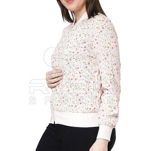 Best Design Fashionable Women Printing Varsity <b>Jackets</b> Smooth Texture Clothing For Outdoor Leisure And Casual Dressing - Product Image 2