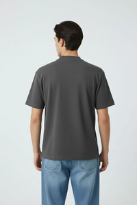 เสื้อยืด SOSH 4 สำหรับผู้ชาย แขนยาว ลายทาง ทรงปกติ ผ้าฝ้าย 100% แบบ Pique - Product Image 4