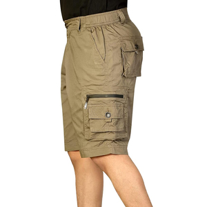 Pantalones Cortos Cargo para Hombre, de Cintura Media, de Lona Elástica, Casuales, Transpirables, Resistentes al Viento y de Secado Rápido, con Logotipo Personalizado del Fabricante OEM - Product Image 3