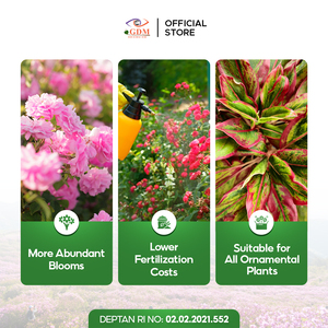 Engrais liquide bio organique GDM Premium pour plantes ornementales, fleurs, légumes et arbres fruitiers - Product Image 6