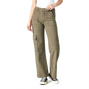 OEM Custom Logo Anti-static Breathable Eco-Friendly Formal Winter Cargo <b>Pants</b> Women Durable Polyester Regular Fit Elastic Waist - Product Image 1