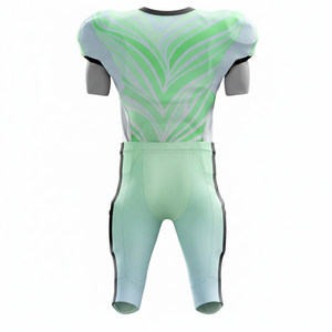 Uniforme de football américain en gros, personnalisé, 100% polyester, respirant, manches courtes, vêtements de sport, uniforme de football américain - Product Image 2