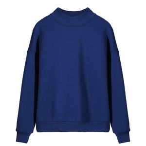 Vente en gros 100% coton de haute qualité mode de rue coupe ajustée longue ligne essentielle col roulé sweat hommes sweats à capuche et sweat-shirts - Product Image 1