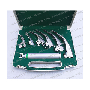 Oferta Especial: Set de Laringoscopio Macintosh con Mango en D, 6 Hojas de Acero Inoxidable, Instrumento Médico para Intubación - Product Image 3