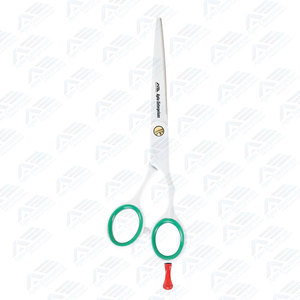 Tijeras de Peluquería Profesionales de Acero Inoxidable Japonés para Estilistas y Uso Doméstico, Blancas, Verdes y Rojas, 5.75 Pulgadas - Product Image 2