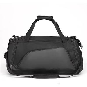 Premium Navy Blue Sport Gym Bag Large Capacity Training Duffle with Dedicated Shoe Compartment and Water Resistant Fabric - Product Image 4