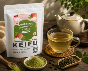 KEI FU White <b>Peach</b> Oolong Tea Powder 500g for bubble tea or baking - Product Image 3