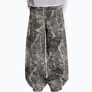 Pantalones Vaqueros de Mezclilla con Estampado Estilo Camuflaje, Corte Holgado, para Hombre, Moda Casual y Urbana, Pantalones Vaqueros con Estampado Completo - Product Image 2