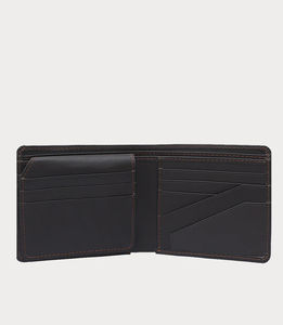 Portefeuille RFID léger de haute qualité 2026 pour homme, court, en cuir véritable marron, avec logo personnalisé, porte-cartes pliable haut de gamme - Product Image 3