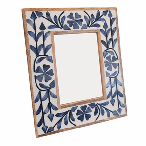 Wholesale Handmade Bone Inlay Floral Photo <b>Frame</b> Scallop Edges Rectangle Shape Vertical Orientation Creating Sweets Moments New - Product Image 6
