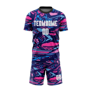 Dye Sublimation Custom Printing Breathable Quick Dry Unisex 100% Polyester Club Football <b>Soccer</b> Jersey - Product Image 2