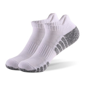 Calcetines deportivos de verano personalizados con logo bordado y sublimado, de punto, con suela de algodón de rizo de secado rápido, para fútbol, con bajo MOQ. - Product Image 6