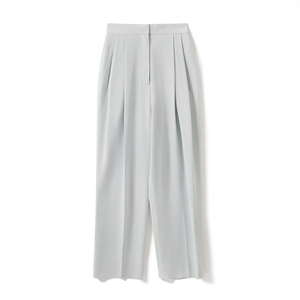 Pantalones Casuales de Color Sólido para Mujer, al por Mayor, de Poliéster, Cintura Alta, con Botones y Cremallera, Largos, para Oficina, Primavera y Otoño, Ropa Elegante - Product Image 1