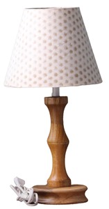 Lámpara de Madera Reciclada con Papel Orgánico 100% de Fibra de Cáñamo y Papel de Encaje Diseñado a Mano para Decoración del Hogar - Product Image 1