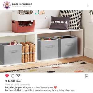 Plateau de rangement en tissu compact et chic fabriqué au Vietnam pour une organisation dans votre espace d'artisanat - Product Image 1