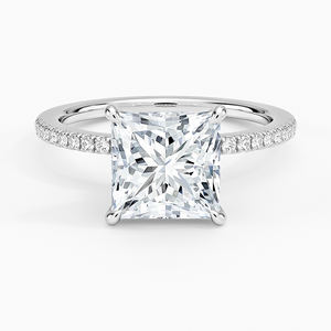 BOJ <b>Ring</b> 041 Princess Cut 925 <b>Silver</b> Demi Half Coverage Diamond <b>Ring</b> 2ct D Color VVS1 Moissanite GRA Certified Low Price <b>Ring</b> - Product Image 1