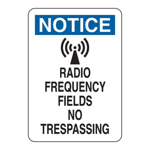 Panneau de signalisation d'interdiction d'entrée Brady RF - Panneau de sécurité imprimé UV pour intérieur/extérieur - Product Image 2
