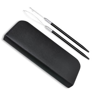 Kit de herramientas para la aplicación de extensiones de cabello con pinzas para extensiones de cabello para trabajo profesional en salones de belleza - Product Image 2