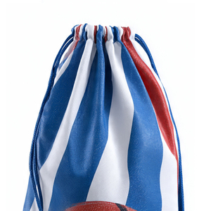 Sac de sport à cordon avec poche, 100 % polyester et nylon, sac à dos à cordon pour le basketball - Product Image 6