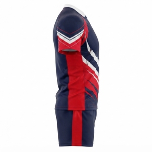 Uniforme de rugby élégant et personnalisable de haute qualité, fabriqué en polyester respirant et léger, assurant flexibilité, confort et confiance - Product Image 2