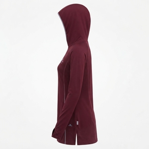 เสื้อว่ายน้ำผู้หญิงแขนยาวแบบเรียบร้อย สีพื้น สำหรับเล่นกีฬา ขายส่ง - Product Image 3