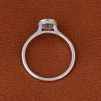 Bijoux fins, anneaux unisexes de style hip-hop en argent plaqué rhodium