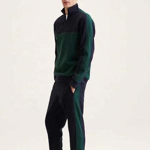 Sweat-shirts Homme Demi-Zip Col Montant en Tissu Léger avec Fermeture Éclair Contrastante Coupe Ample pour Activités de Plein Air – Vente en Gros OEM - Product Image 5