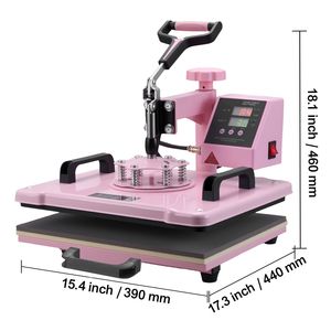 Pressa a Caldo 12 x 15 Pollici 8-1 per Trasferimento Termico, per Tumbler da 6-30 oz, Girevole a 360 Gradi per Stampa su Magliette - Product Image 2
