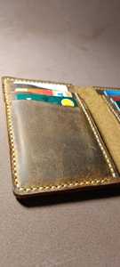 Wholesale Custom Genuine Leather Card Holder Portable Slim <b>RFID</b> Credit Card Case Pocket Mini <b>Wallet</b> LCH-0246 - Product Image 2