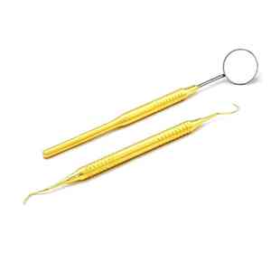 3Pcs Manual Dental Mouth Mirror Tweezers Elbow Probe MOL Certified Dentist Instrument <b>Teeth</b> Cleaning <b>Whitening</b> By Grip Surgical - Product Image 2