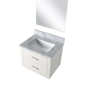 24 In. W X 18 In. D White Single Bath <b>Vanity</b> with Acrylic Countertop and 18 In. Mirror <b>Bathroom</b> <b>Vanities</b> - Product Image 5