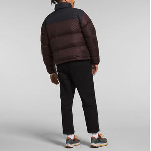 2026 Custom Logo Men's Winter Puffer <b>Jacket</b> Warm Two Tone Quilted Bubble Coat Heavyweight <b>Waterproof</b> Outdoor <b>Padded</b> Parka Men - Product Image 4